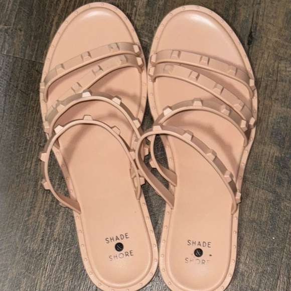 Shade & Shore Shoes - Shade & Shore Pink Strappy Sandals - women’s 8